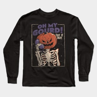Oh My Gourd - Evil Halloween Pumpkin Skull Gift Long Sleeve T-Shirt